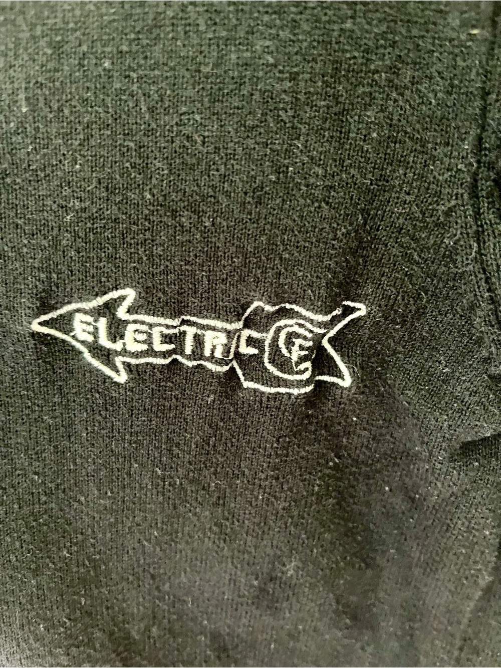 CROWNS ELECTRIC Spark Plug Graphic cardigan - Black - Picture 3 of 5